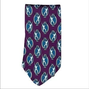 Hathaway tennis player silk tie